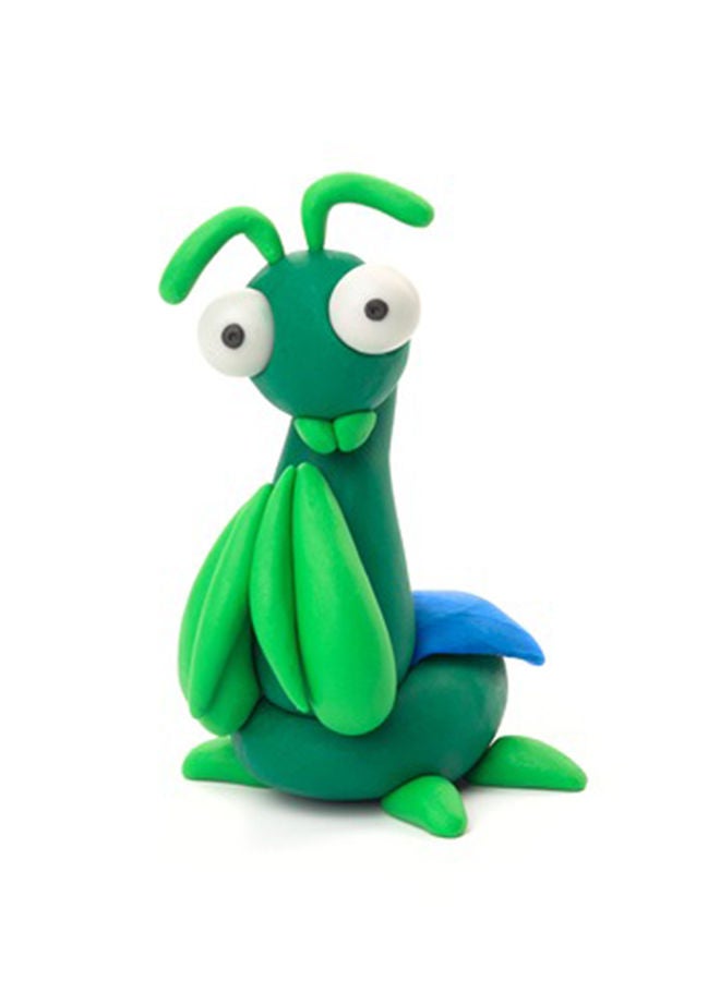 HEY CLAY DIY Mantis Plastic Creative Modelling Air-Dry Clay For Kids 3 Cans - Image 2