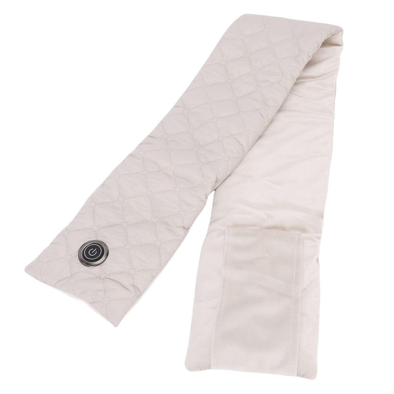 USB Heated Scarf Honey Color 3 Temperature Settings Comfortable Washable for Winter - Image 5