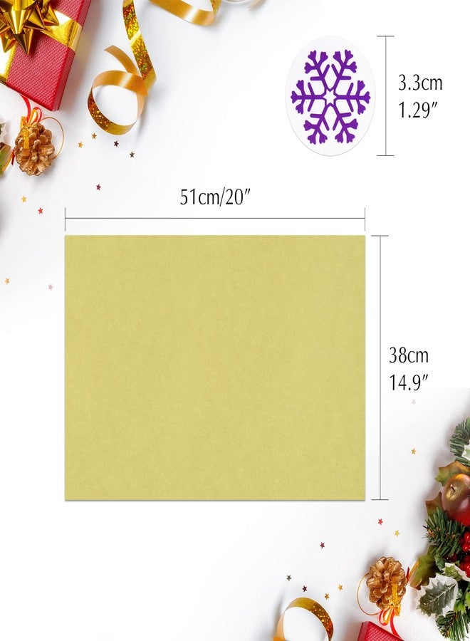 TUPARKA 60 Sheets Gold Tissue Paper Christmas Tissue Paper Wrapping Paper Gift Paper for DIY and Craft, Gift Decorations in Christmas Party 20.5x15inch - Image 2