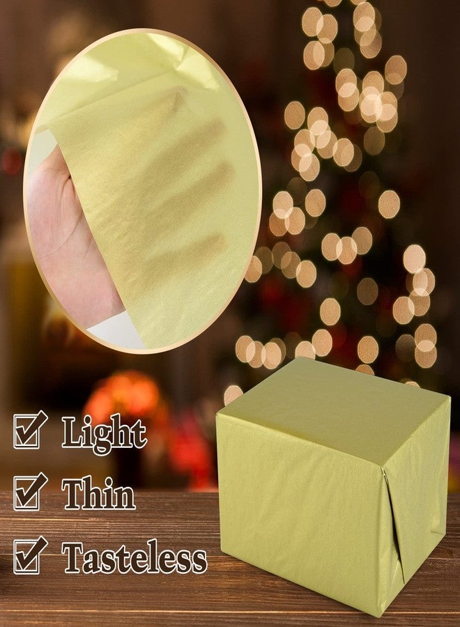 TUPARKA 60 Sheets Gold Tissue Paper Christmas Tissue Paper Wrapping Paper Gift Paper for DIY and Craft, Gift Decorations in Christmas Party 20.5x15inch - Image 3