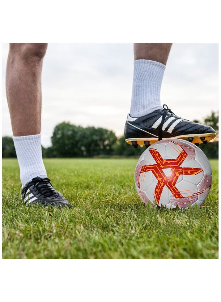 سبال كرة القدم كرة القدم لمباريات كأس العالم أفضل كرة مقاومة للماء للاستخدام في الأماكن المغلقة/الخارجية للتدريب الاحترافي ومطابقة الرجال والنساء للشباب والكبار - Image 2