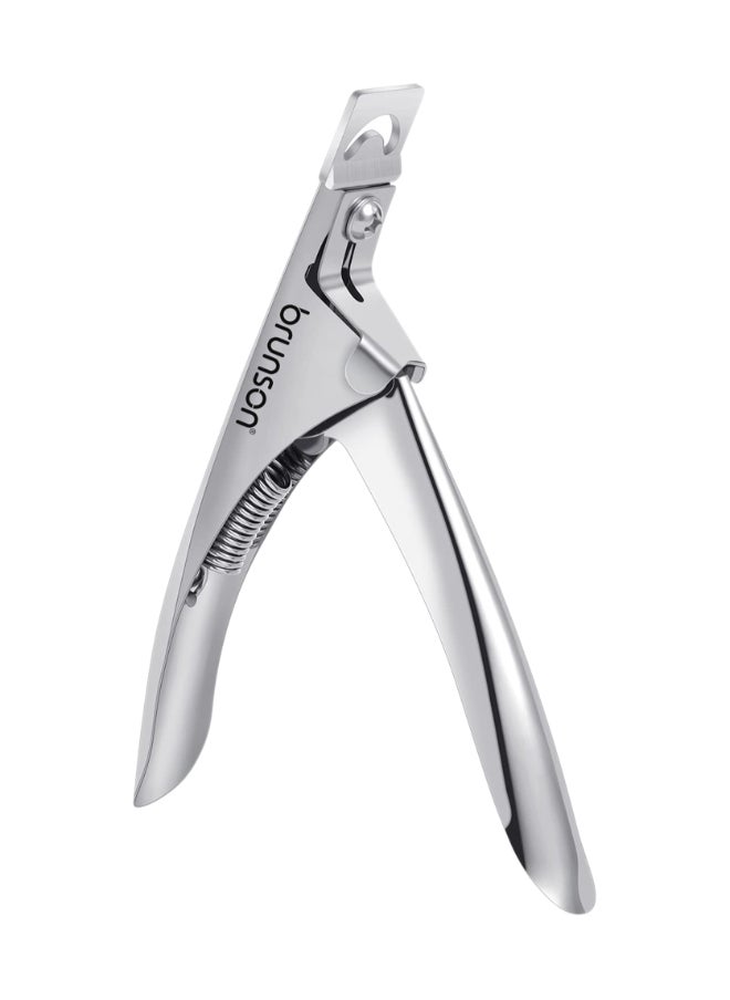 brunson Acrylic Nail Tip Cutter Stainless Steel Artificial Acrylic Fake False Nail Tip Clipper Cutter Trimmer for Manicure and Pedicure Sharp Lightweight Clip Tool for Salon DIY and Home Nail Art  - Image 1