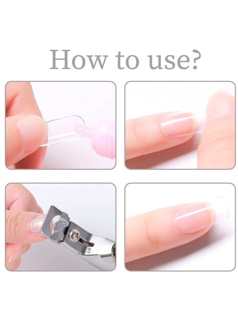 brunson Acrylic Nail Tip Cutter Stainless Steel Artificial Acrylic Fake False Nail Tip Clipper Cutter Trimmer for Manicure and Pedicure Sharp Lightweight Clip Tool for Salon DIY and Home Nail Art  - Image 4
