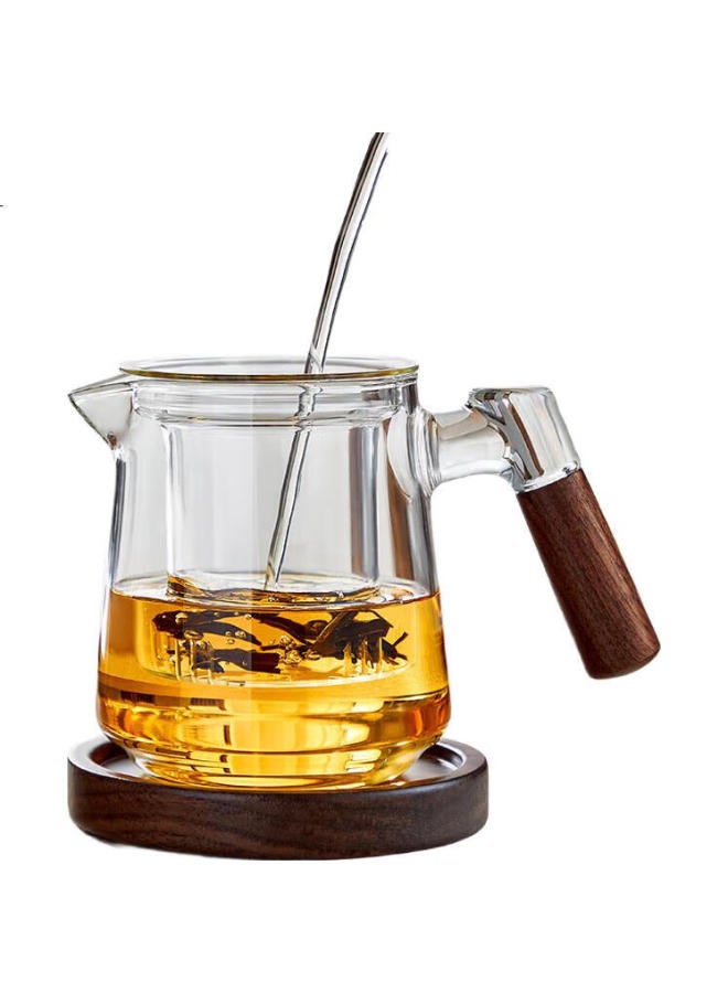 Yihutea Glass Tea Infuser Cup Tea Separation High Temperature Resistance Office Tea Set Three-Piece Set One-Person Tea Brewing Tool - Image 1