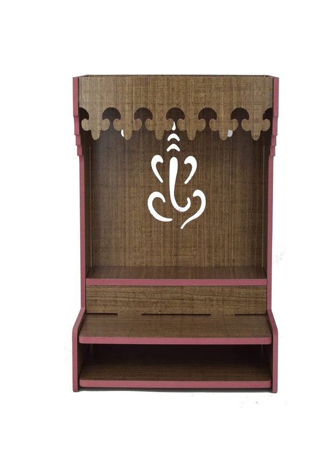 CrazyInk 528 Beautiful Wooden Temple for Home and Office (Without Light) - Image 2
