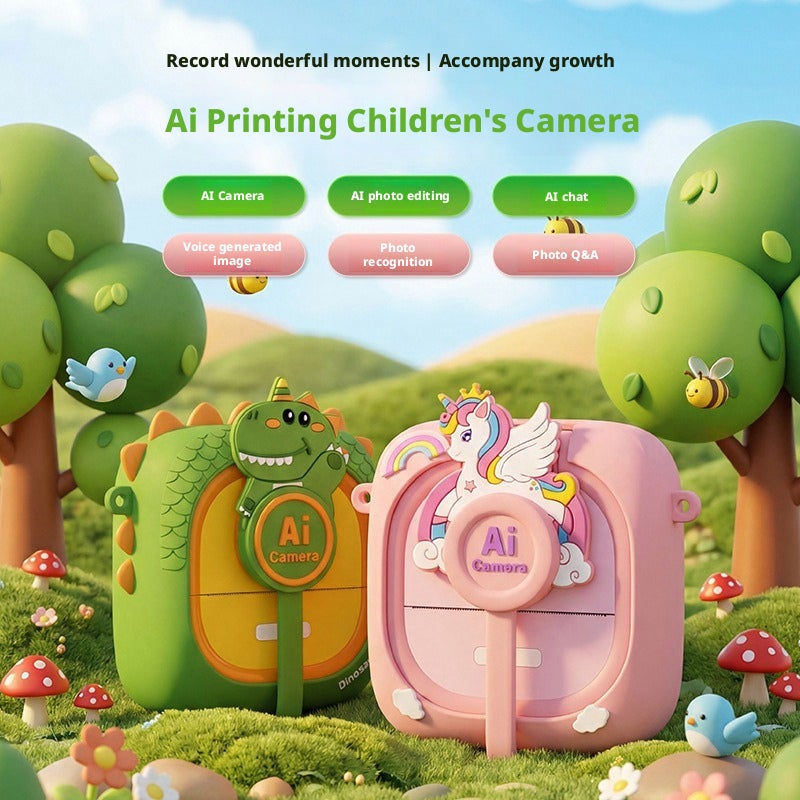 Smart AI Instant Camera for Kids, Can Take Photos and Print Color Photos, AI Learning Machine Toy, Children's Day Gift - Image 5