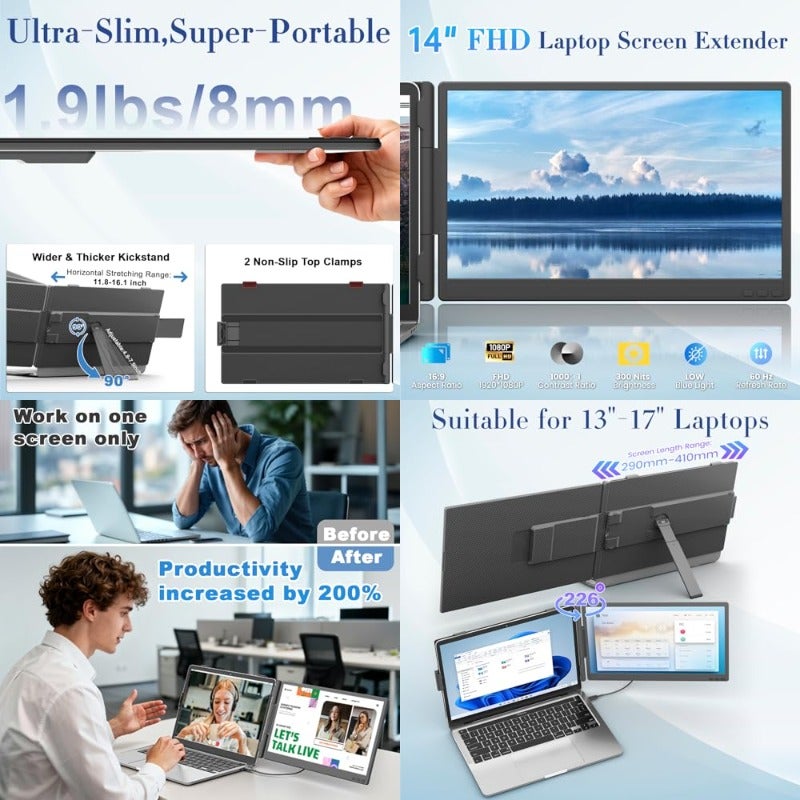 teamgee Teamgee 14 Portable Monitor 14.1 inch Z1D5B751144DF7EE52D61Z