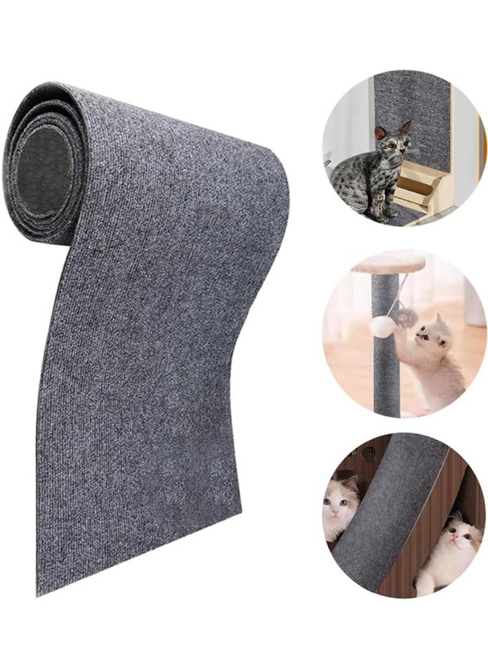Self-Adhesive Cat Scratch Pad – Wall & Furniture Protector, DIY Cat Climbing Scratch Mat - Image 2