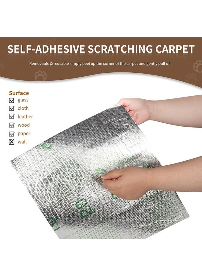 Self-Adhesive Cat Scratch Pad – Wall & Furniture Protector, DIY Cat Climbing Scratch Mat - Image 4