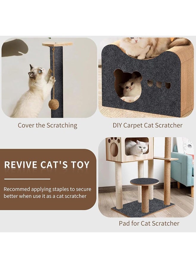 Self-Adhesive Cat Scratch Pad – Wall & Furniture Protector, DIY Cat Climbing Scratch Mat - Image 3