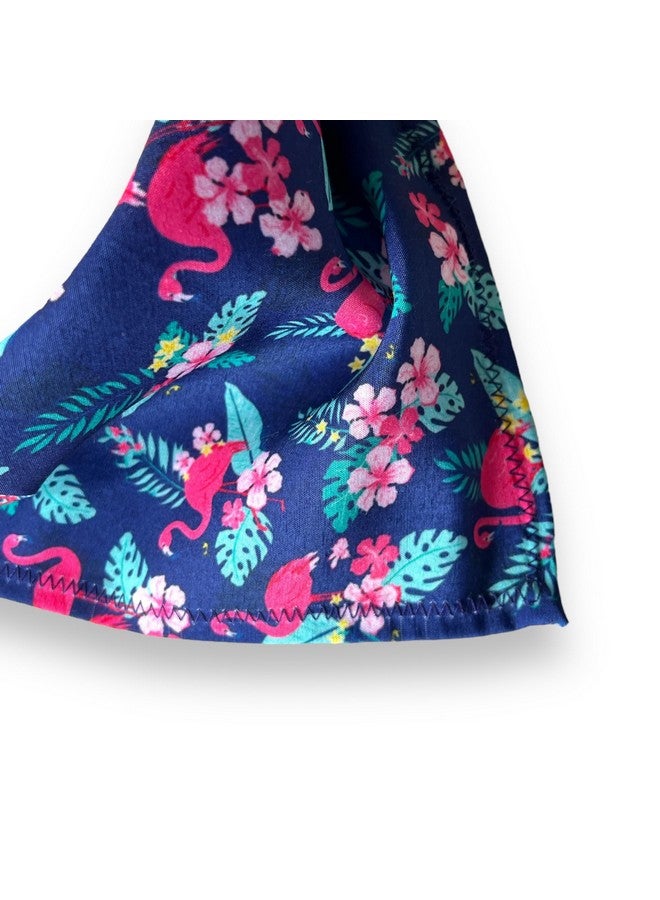 W Brings Flamingo Bird Dog Bandana/Scarf | This Stunning Gorgeous Design Dog Bandana Scarf Is Perfect Styling Accessory For Dogs Large, Medium & Small. One Size Fits All. - Image 4