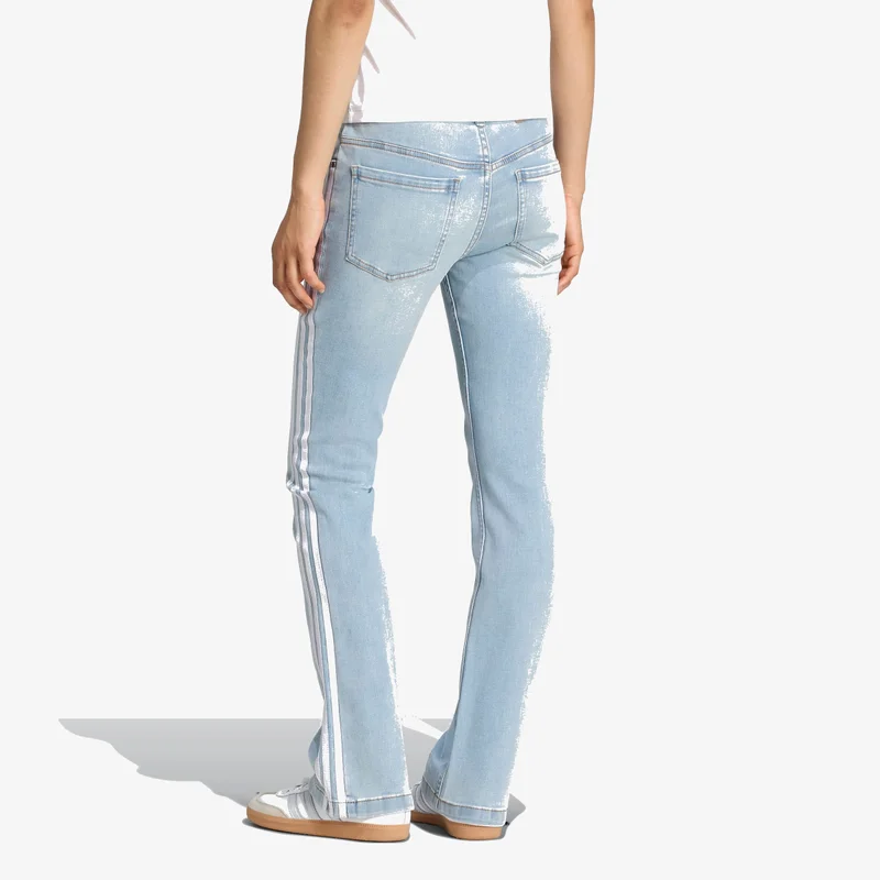 Adidas Originals light blue Adilenium Season 4 Teamgeist Slim LR Denim Trousers for Women | Best Price UAE