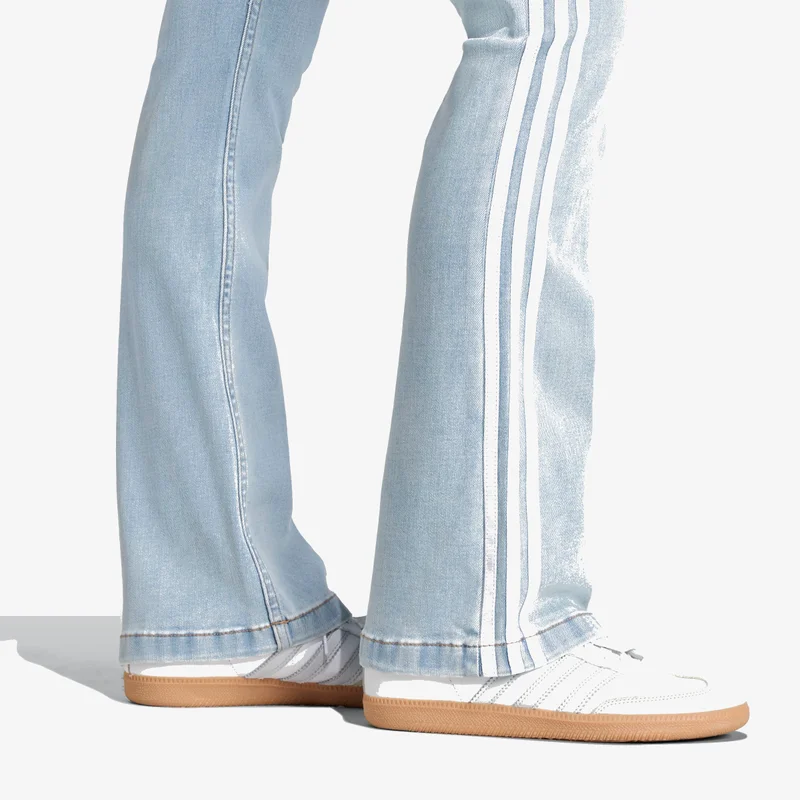Adidas Originals light blue Adilenium Season 4 Teamgeist Slim LR Denim Trousers for Women | Best Price UAE