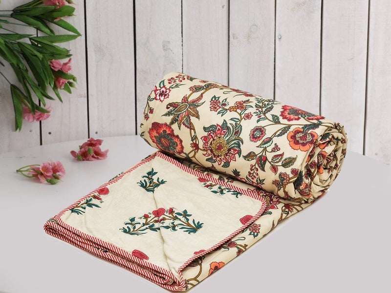 RRC Super Soft Brushed Microfiber Cotton 3 Layer Breathable Set of 2 Single Dohar Lightweight Warm Bed Dohar 57X87(Inches) 144X220(CM) All-Weather 120 GSM AC Dohar Blanket - Image 2