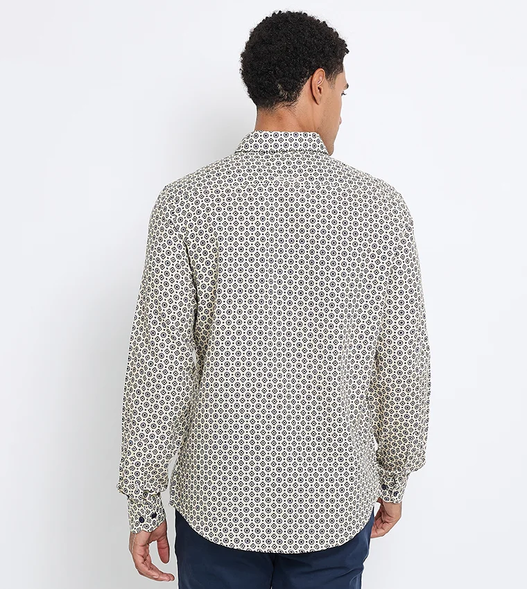 Ben Sherman  Ben Sherman Men's Short Sleeve Printed Shirts for Men | Best Price UAE