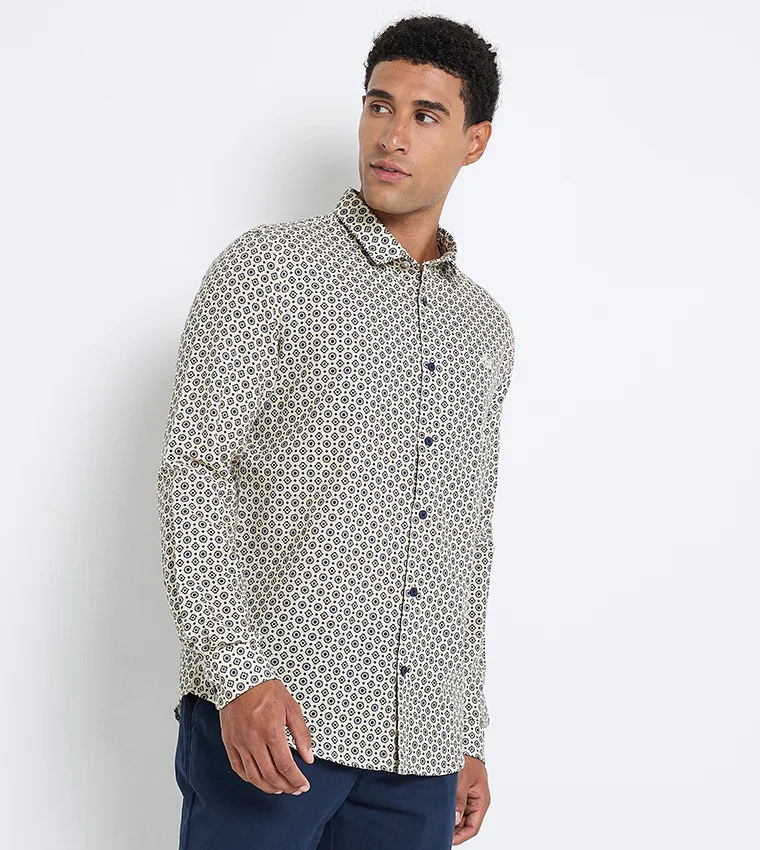 Ben Sherman  Ben Sherman Men's Short Sleeve Printed Shirts for Men | Best Price UAE