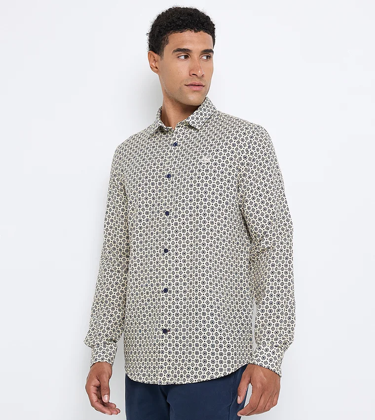 بين شيرمان Ben Sherman Men's Short Sleeve Printed Shirts