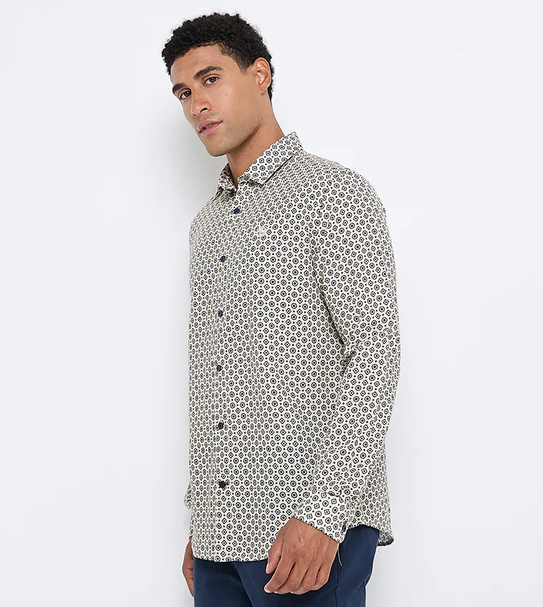 بين شيرمان Ben Sherman Men's Short Sleeve Printed Shirts