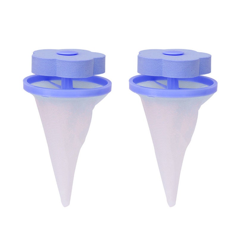 Washing machine filter bag washing machine hair remover washing machine filter floating hair filter factory wholesale Blue 2 