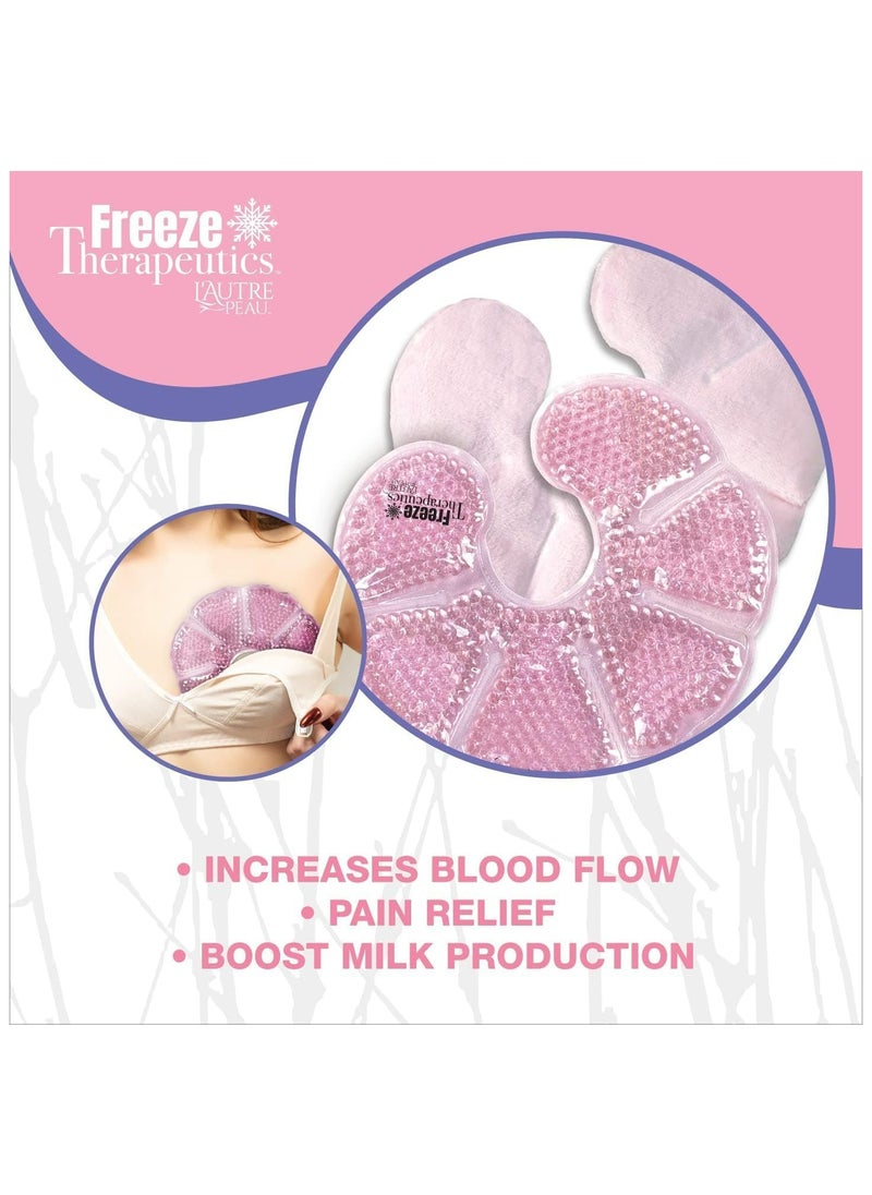 2Pcs Breast Therapy Pads, Hot Cold Gel Bead Pads for Breastfeeding, Enhance Milk Let-Down & Comfort (Pink) - pzsku/Z1D5BB2C32E93EADDA74EZ/45/_/1732359392/4d9b7d24-e46f-4f0c-a323-c6140fd38c0e