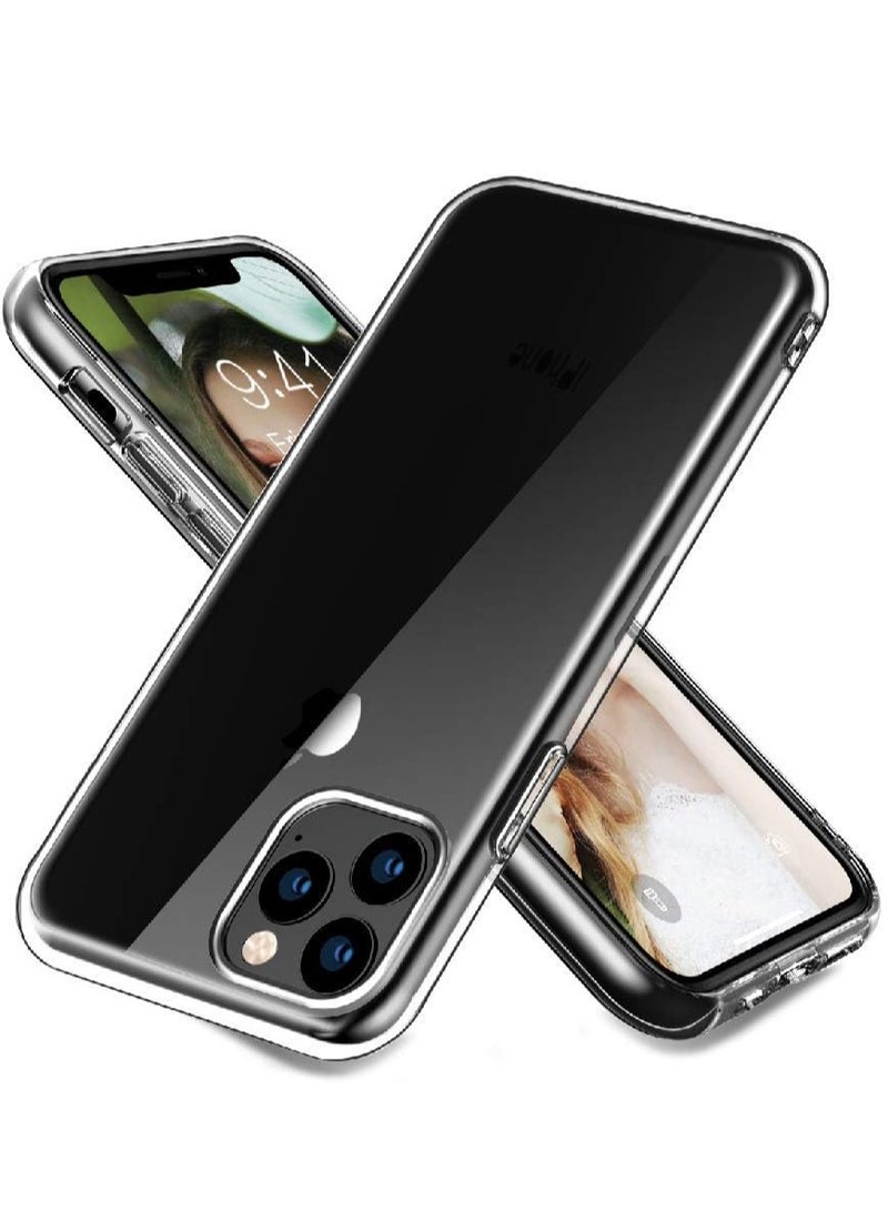 MIGOFAST IPhone 11 Pro Max Clear Case Soft Flexible Silicone TPU Shockproof Transparent Rubber Back Cover iPhone 11 Pro Max, Clear - Image 2