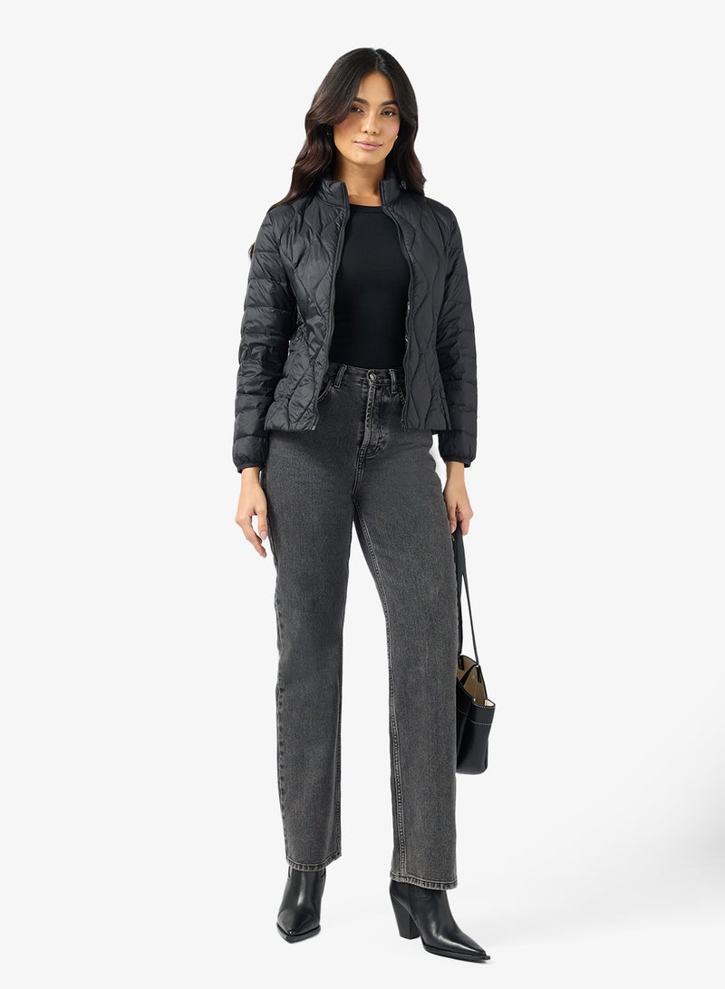 ايلا جاكيت مبطن متوسط الطول كاجوال - Image 4