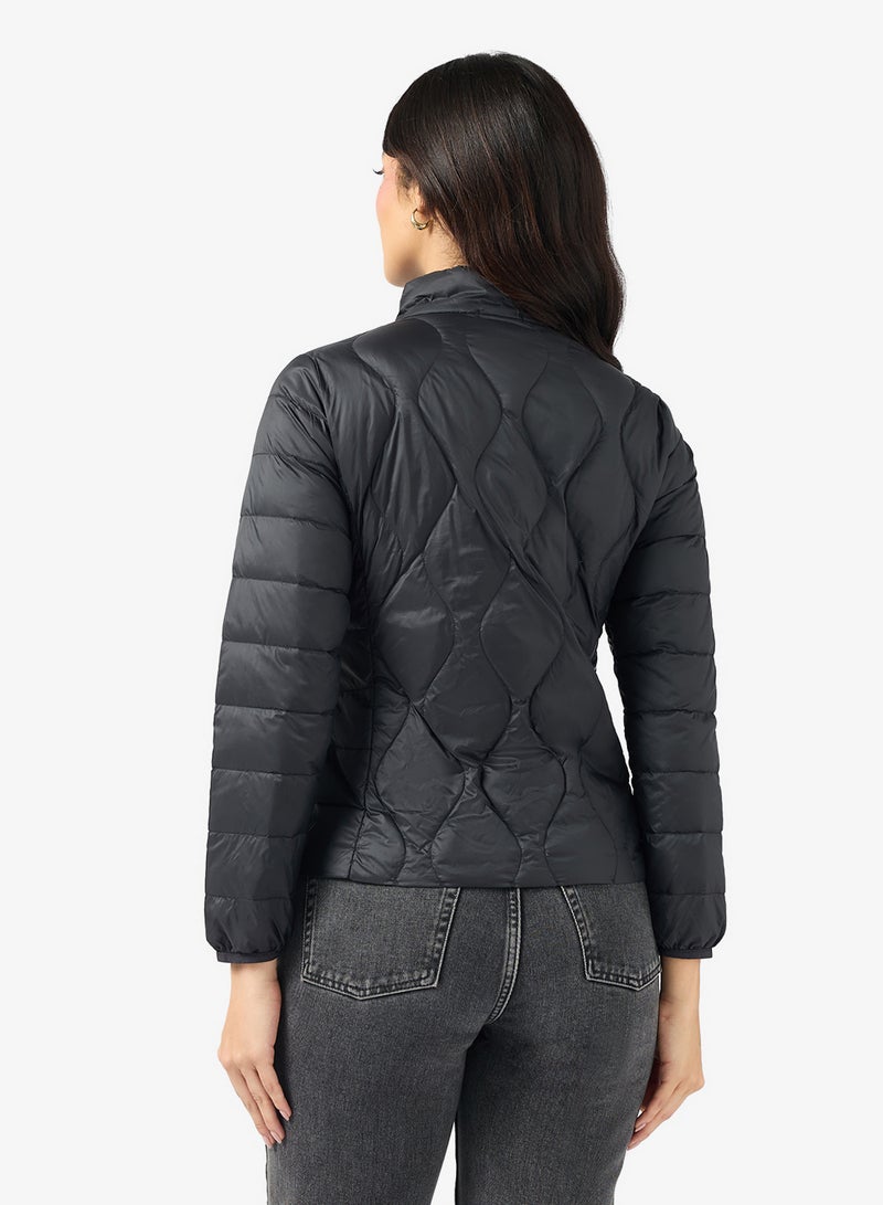 ايلا جاكيت مبطن متوسط الطول كاجوال - Image 2