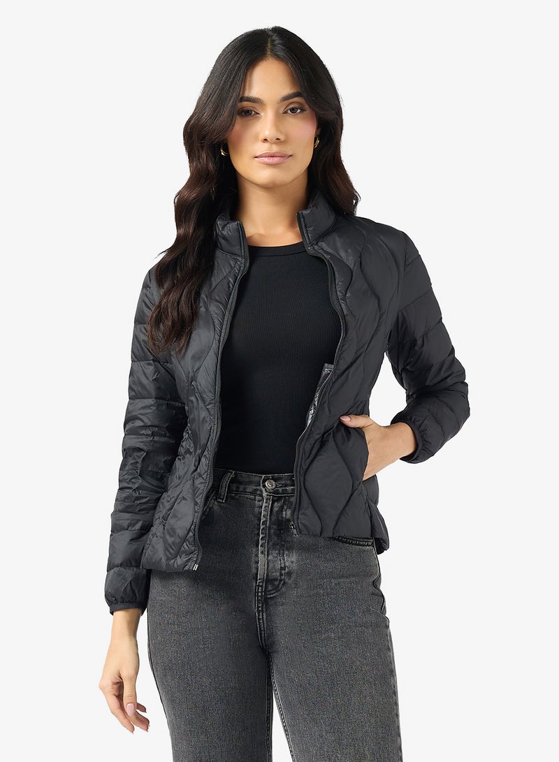 ايلا جاكيت مبطن متوسط الطول كاجوال - Image 1