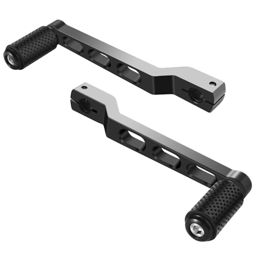 HEYOMOTOR Motorcycle Heel Toe Shift Lever Brake Pedals, Shift Peg for Harley Davidson Softail Touring Road Glide Street Glide Levers Road King Glide Trikes Shifter Levers Black - Image 1
