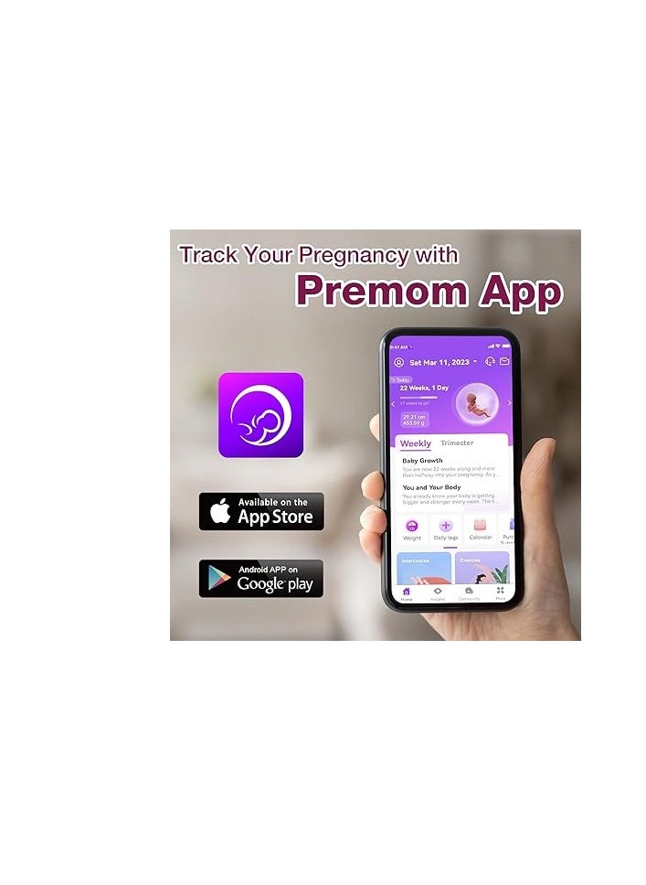 Easy@Home - Easy@Home Pregnancy Test Strips Kit: 10-Pack HCG Test Strips, Early Detection Home Pregnancy Test, Over 99% Accurate - Image 1