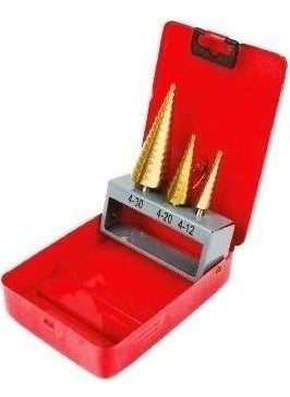 Bay-Tec MU1578 Step Drill Set Set of 3 4-30 mm  - Image 1