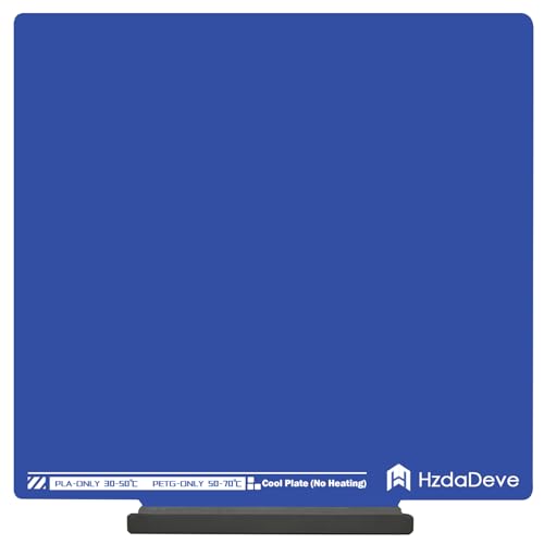 HzdaDeve Upgraded Cool Plate with Handle for AD5X/5M/5M Pro Cold Low Temperature Build Plate Double Sided Smooth Board Sheet Bed PEI Platform for FLASHFORGE 3D Printer (No Heating/No Glue Required) - Image 1