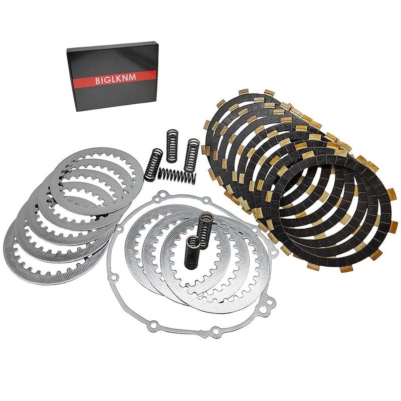 Generic BIGLKNM Clutch Kit Friction Plates & Heavy Duty Springs Gasket for Yamaha YZF-R6 YZF R6 2006-2020 2C0-W001G-00-00  - Image 1