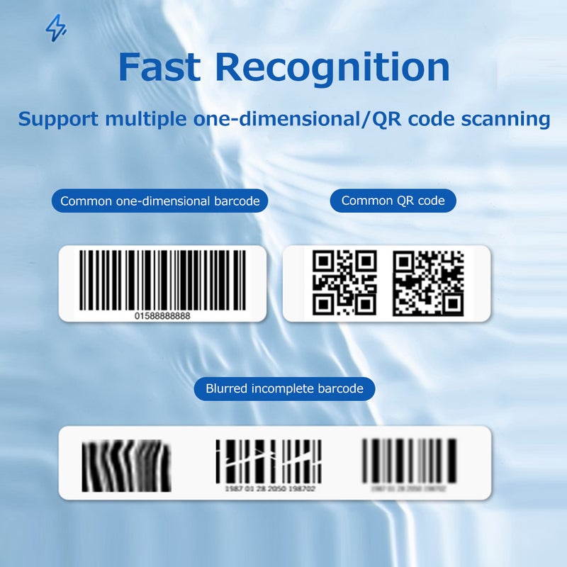 Wearable Ring Type Barcode Scanner USB Wired+2.4G+BT Three-mode Connection Support One-dimensional Barcode/QR Code Scanning - Image 5