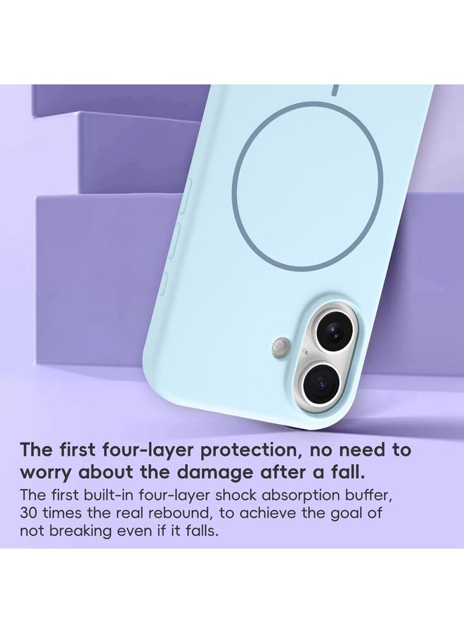 S-TOP Case For iPhone 13 Liquid Silicone MagSafe Phone Case - Image 4