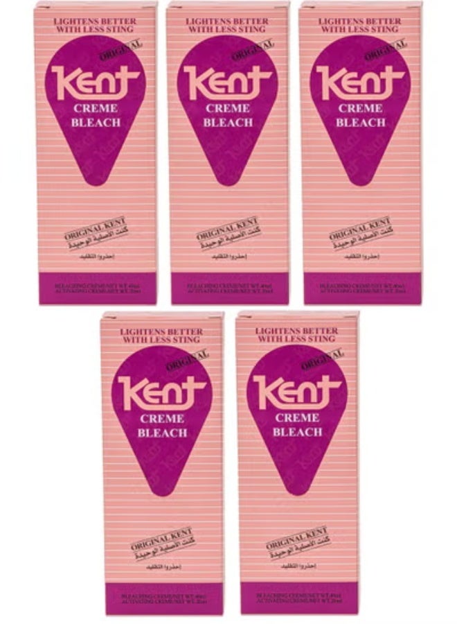 KENT 3Pcs of Kent Crème Bleach Kit (40 ml Bleaching Cream + 20 ml Activating Cream) - Image 1