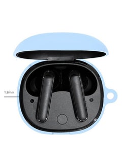 ماركة غير محددة غطاء حماية من السيليكون متوافق مع Anker Soundcore Life P3 غطاء حماية محمول مع خطاف لجهاز Soundcore Life P3 (أزرق فاتح)  - Image 1