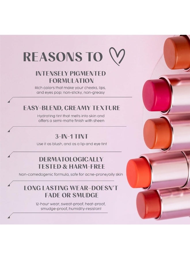 House Of Makeup Glow Up Makeup Gift Kit (Blush + Lip Gloss + Lilac Poofy Pouch) | Makeup Gift Set  Beet + Juicy Secrets 4.7g*2 - Image 3