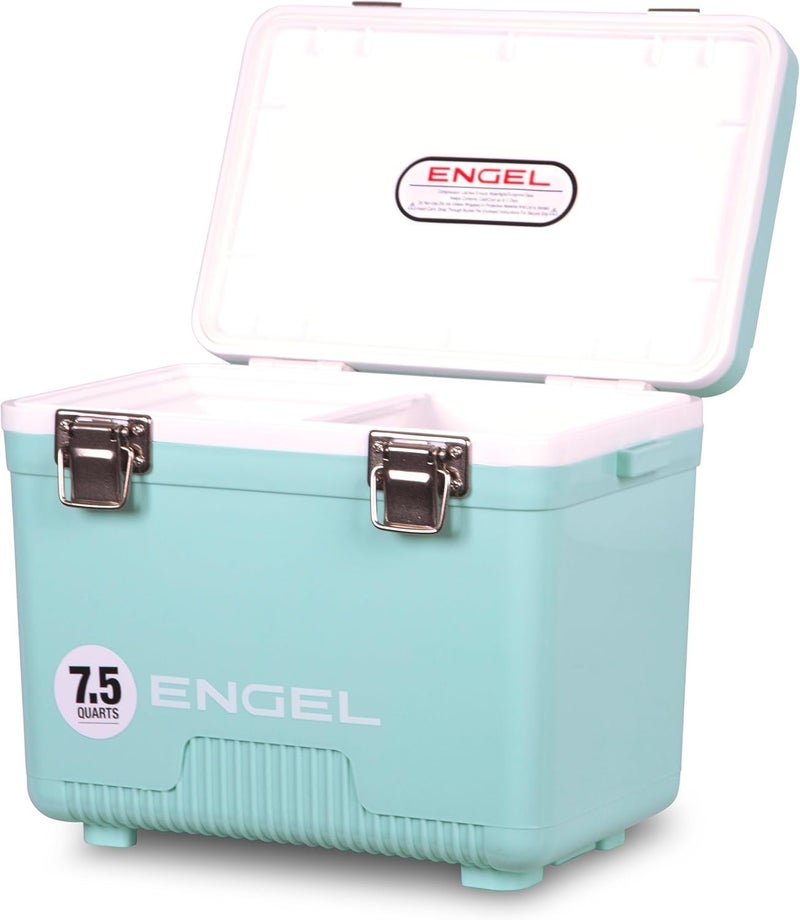 Engel UC7 7.5qt Leak-Proof, Air Tight, Drybox Cooler and Small Hard Shell Lunchbox for Men and Women in Seafoam - Image 1