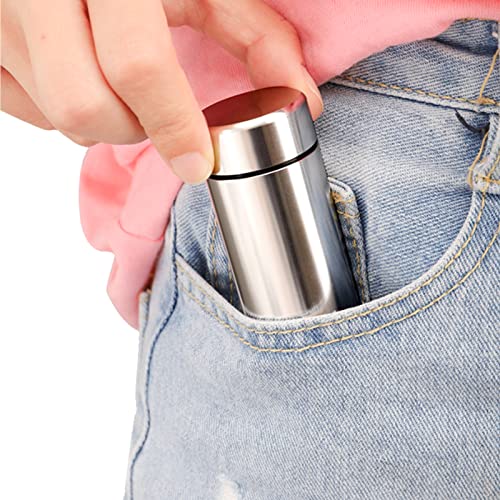 Dicunoy 6 Pack Small Storage Jars with Lids, 1.4oz Portable Aluminum Storage Containers, Waterproof Mini Metal Tins, Pocket Bottles for Spices, Tea, Traveling - Image 5