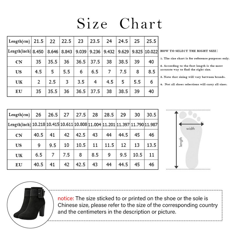 2pcs Chic Women Pointed High Heel Chunky Heel Shoes Winter Fall Short Boots (Size 39) - Image 2