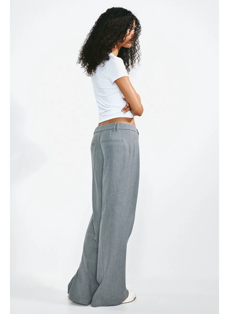 H&M Wide Tailored Trousers