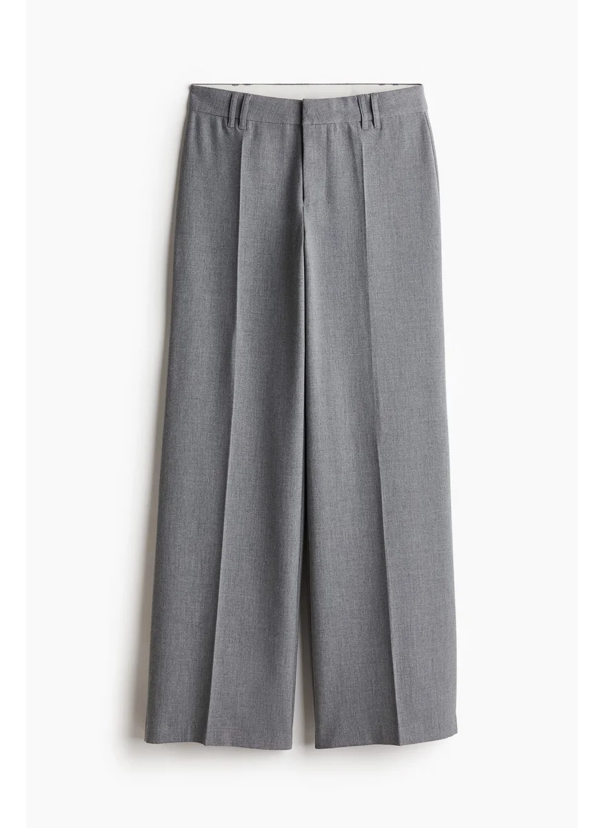 H&M Wide Tailored Trousers