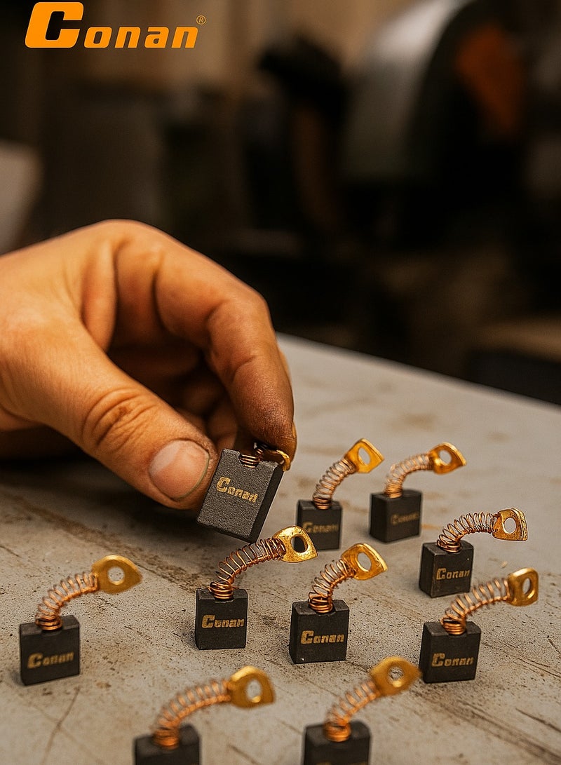 Conan Multi-Type Carbon Brush Kit – 32 Pcs (16 Pairs) – Compatible with Various Power Tools – COCB08161 - Image 2