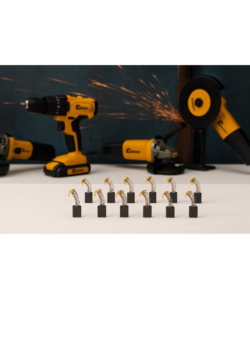 Conan Multi-Type Carbon Brush Kit – 32 Pcs (16 Pairs) – Compatible with Various Power Tools – COCB08161 - Image 3