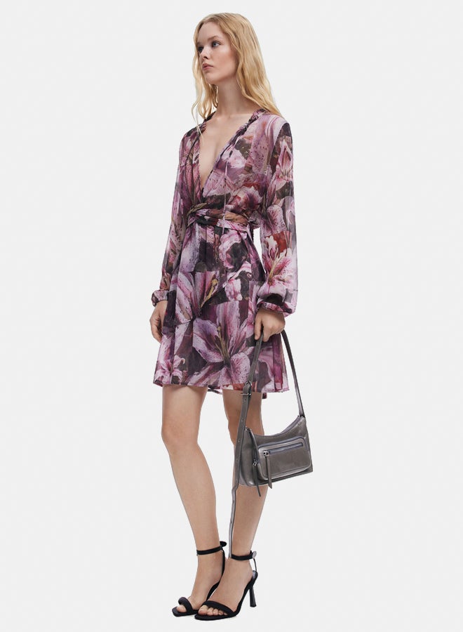 DESIGUAL Flowy orchid dress  - Image 3