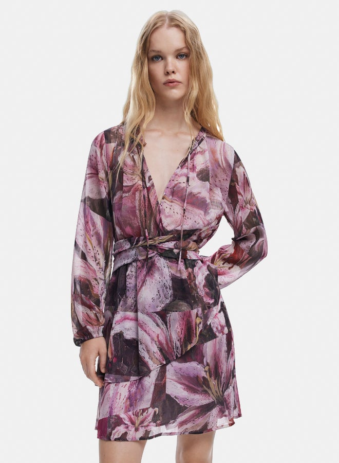 DESIGUAL Flowy orchid dress  - Image 2