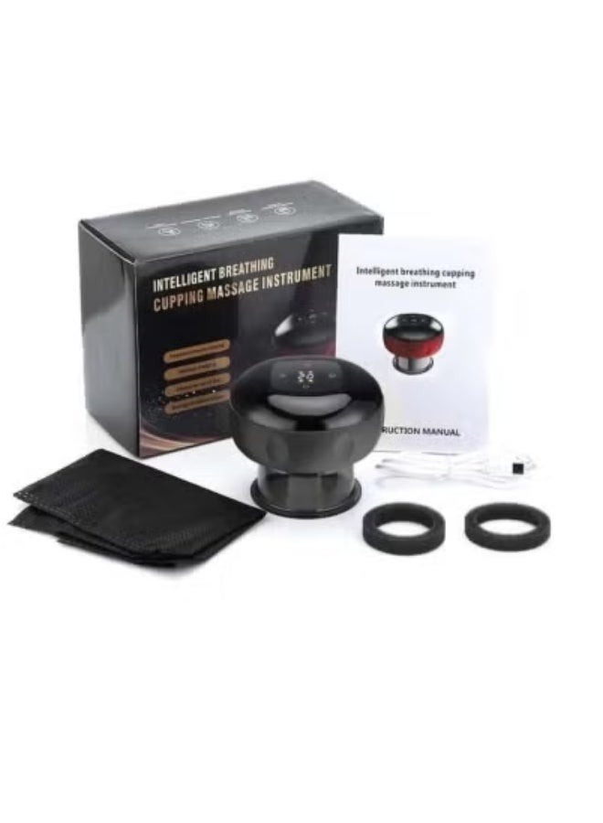 TIGER Electric Cupping Massager 3-in-1 Therapy Set with Infrared Heating & Gua Sha – 12-Level Adjustable Suction & Temperature – Vacuum Therapy for Back Pain Relief, Cellulite Reduction, Muscle Recovery, Lymphatic Drainage & Full-Body Relaxation at Home - Image 4