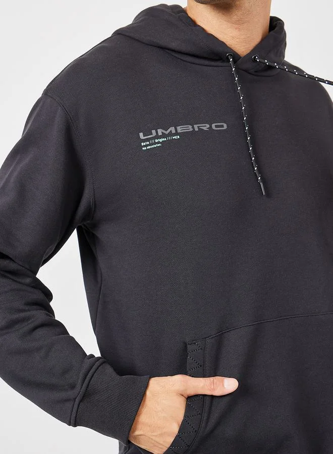 umbro Utility Graphic Hoodie with Front Pocket