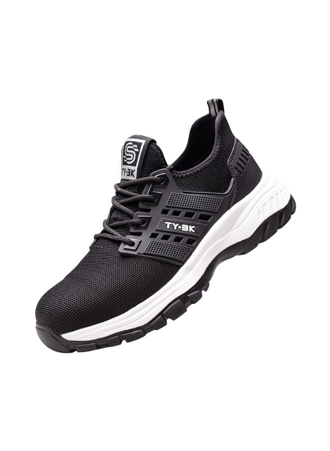 NIBEMINENT Fashion Safety Shoes Men Steel Toe Sneakers Puncture Proof Breathable Work Boots Man Comfy Work Shoes - Image 1